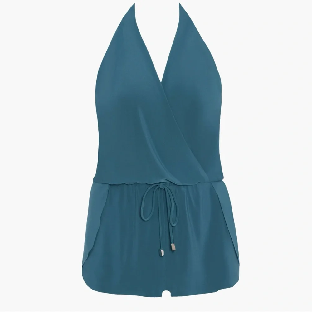NWT Miraclesuit Romper Swimsuit - Bianca One-Piece 18W - Picture 4 of 10
